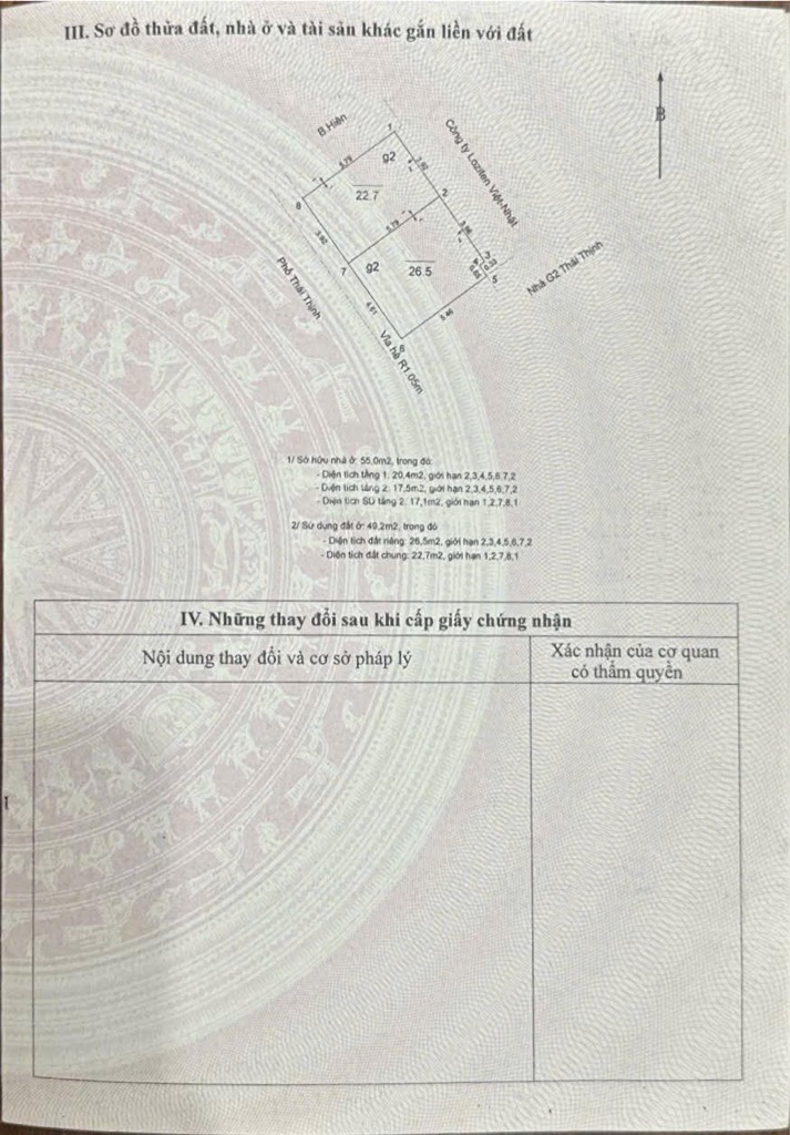 Bán nhà Thái Thịnh - diện tích 50m2 2 tầng - SIÊU HIẾM NHÀ MẶT PHỐ - giá 13 tỷ