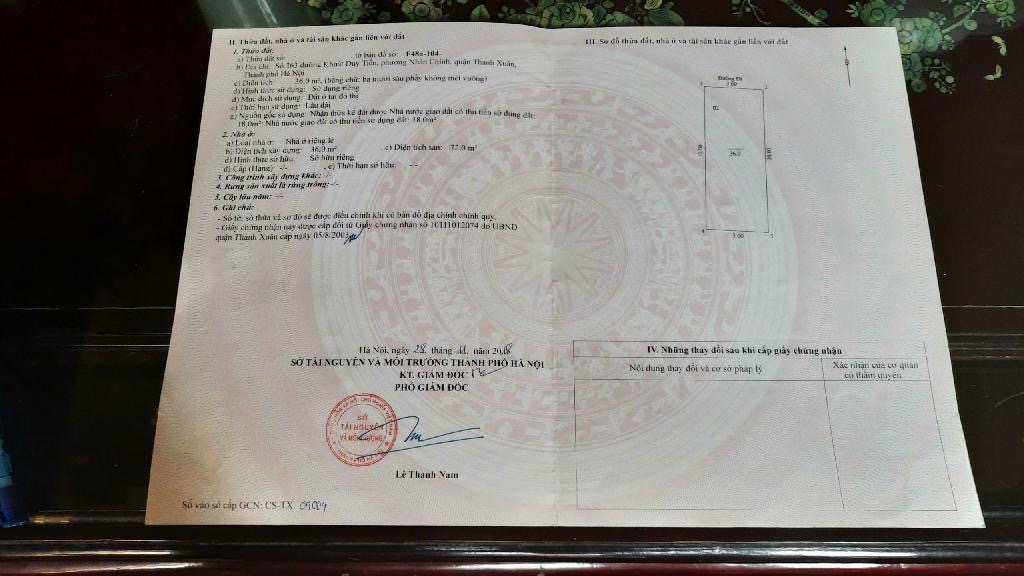 Bán nhà Khuất Duy Tiến - diện tích 54m2 5 tầng - Mặt phố lớn, kinh doanh sầm uất - giá 24,5 tỷ