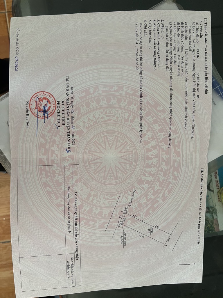 Bán nhà Ngọc Hồi - diện tích 42m2 3 tầng - ô tô vào trong nhà - giá 9,2 tỷ