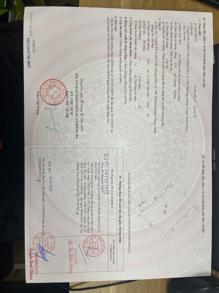 Bán nhà Trần Quang Diệu - diện tích 30m2 3 tầng - ô tô đỗ 15m - giá 7,5 tỷ