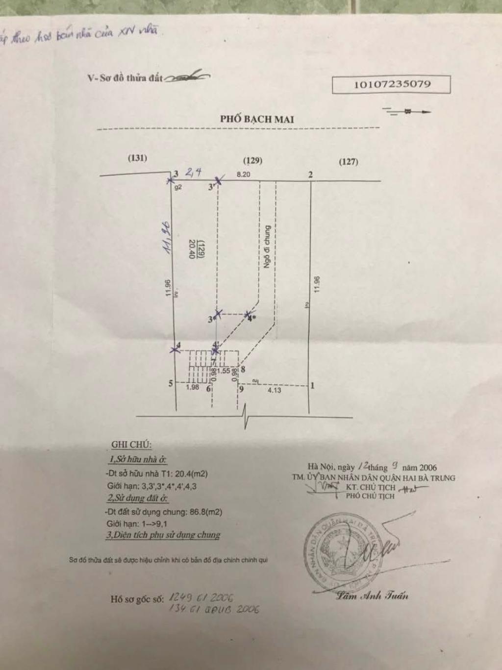 Bán nhà Bạch Mai - diện tích 21m2 1 tầng - MẶT PHỐ TO - VỈA HÈ RỘNG - KINH DOANH SẦM UẤT - giá 8,5 tỷ