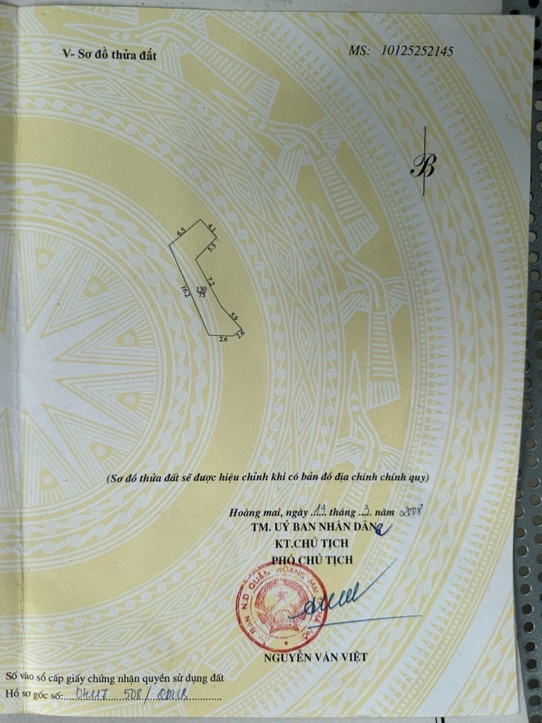 Bán nhà Giáp Nhị - diện tích 75m2 4 tầng - ô tô tránh - giá 12,8 tỷ