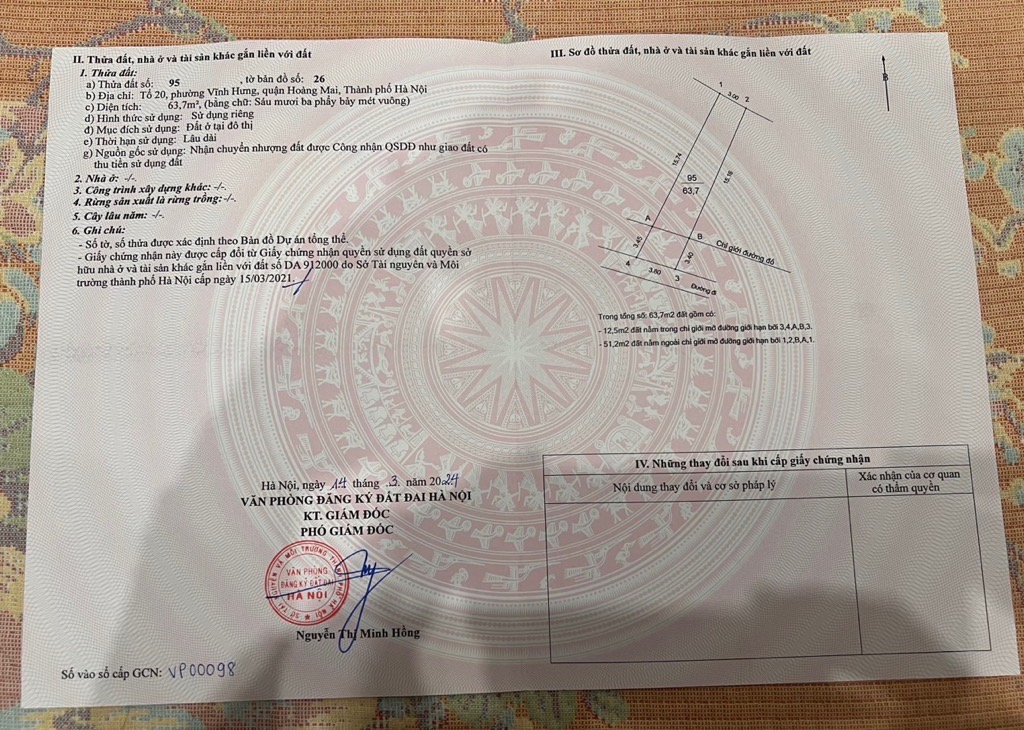 Bán nhà Tân Khai - diện tích 64m2 3 tầng - MẶT NGÕ - BA GÁC ĐỖ CỬA - giá 9,3 tỷ