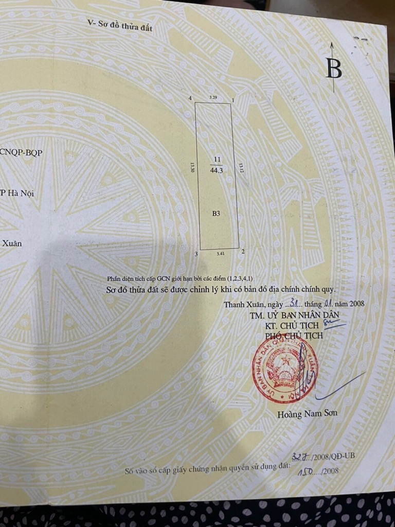 Bán nhà Khương Trung - diện tích 44.2m2 4 tầng - ngõ ô tô - giá 15 tỷ