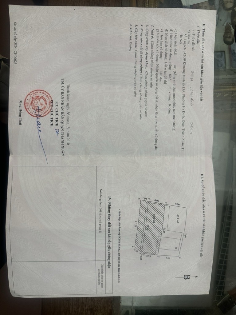 Bán nhà Hạ Đình - diện tích 71m2 4 tầng - Ô TÔ - giá 18,5 tỷ