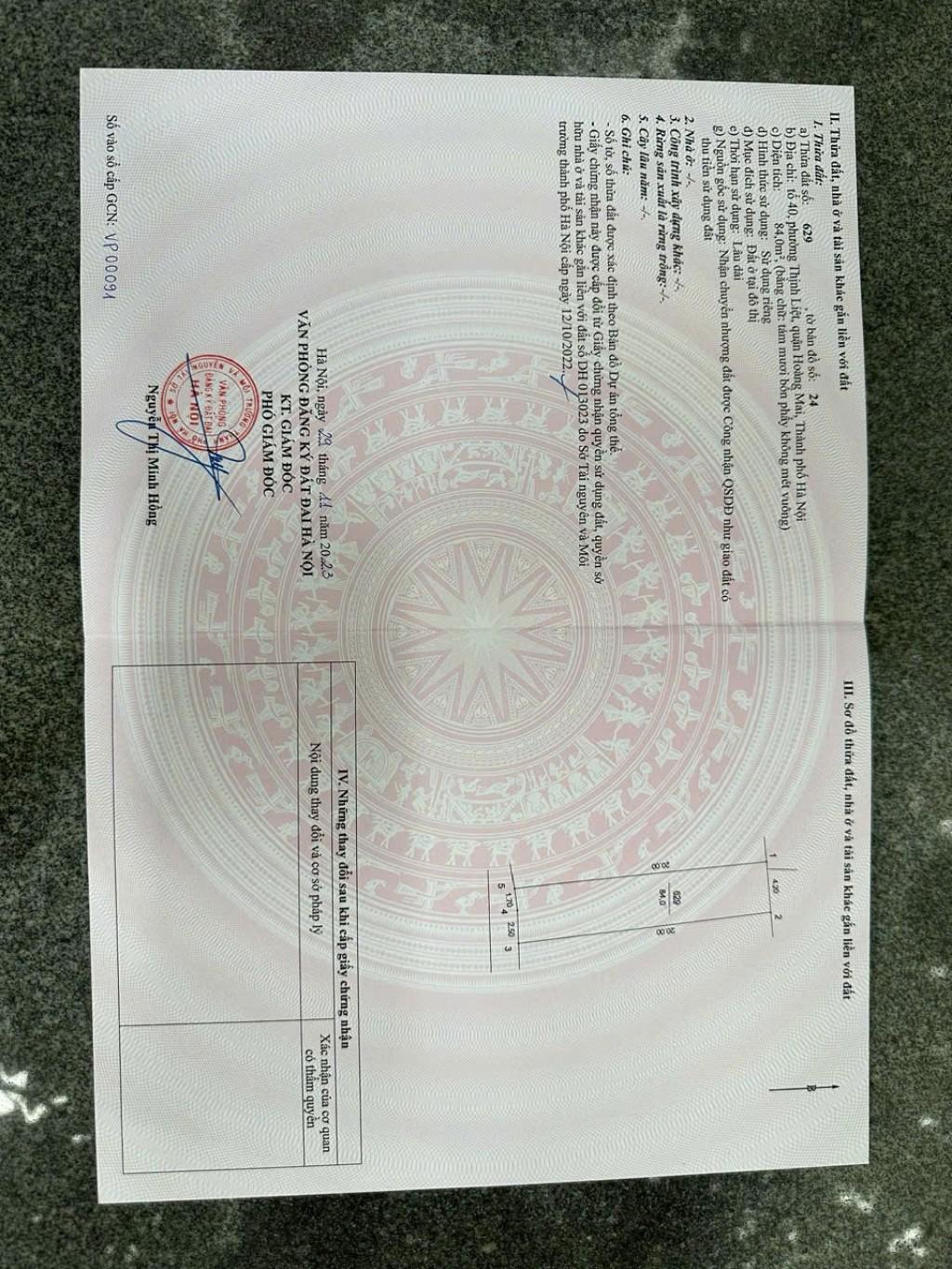 Bán nhà Nguyễn Chính - diện tích 84m2 8 tầng - Ô TÔ - giá 22 tỷ