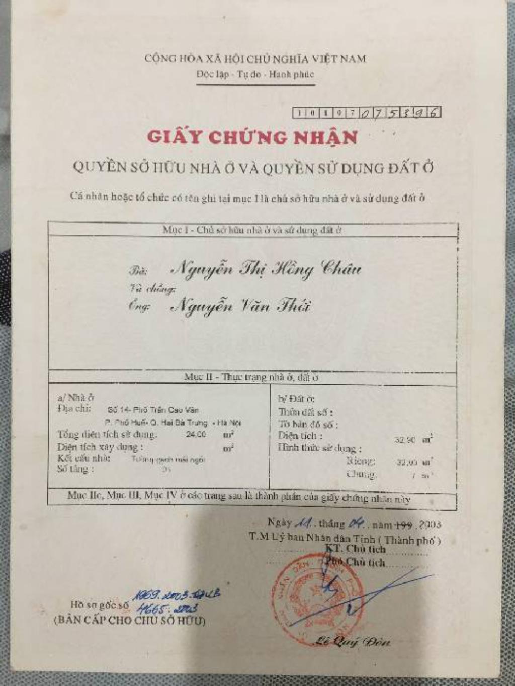 Bán nhà Trần Cao Vân - diện tích 33m2 4 tầng - Mặt phố kinh doanh - giá 15 tỷ