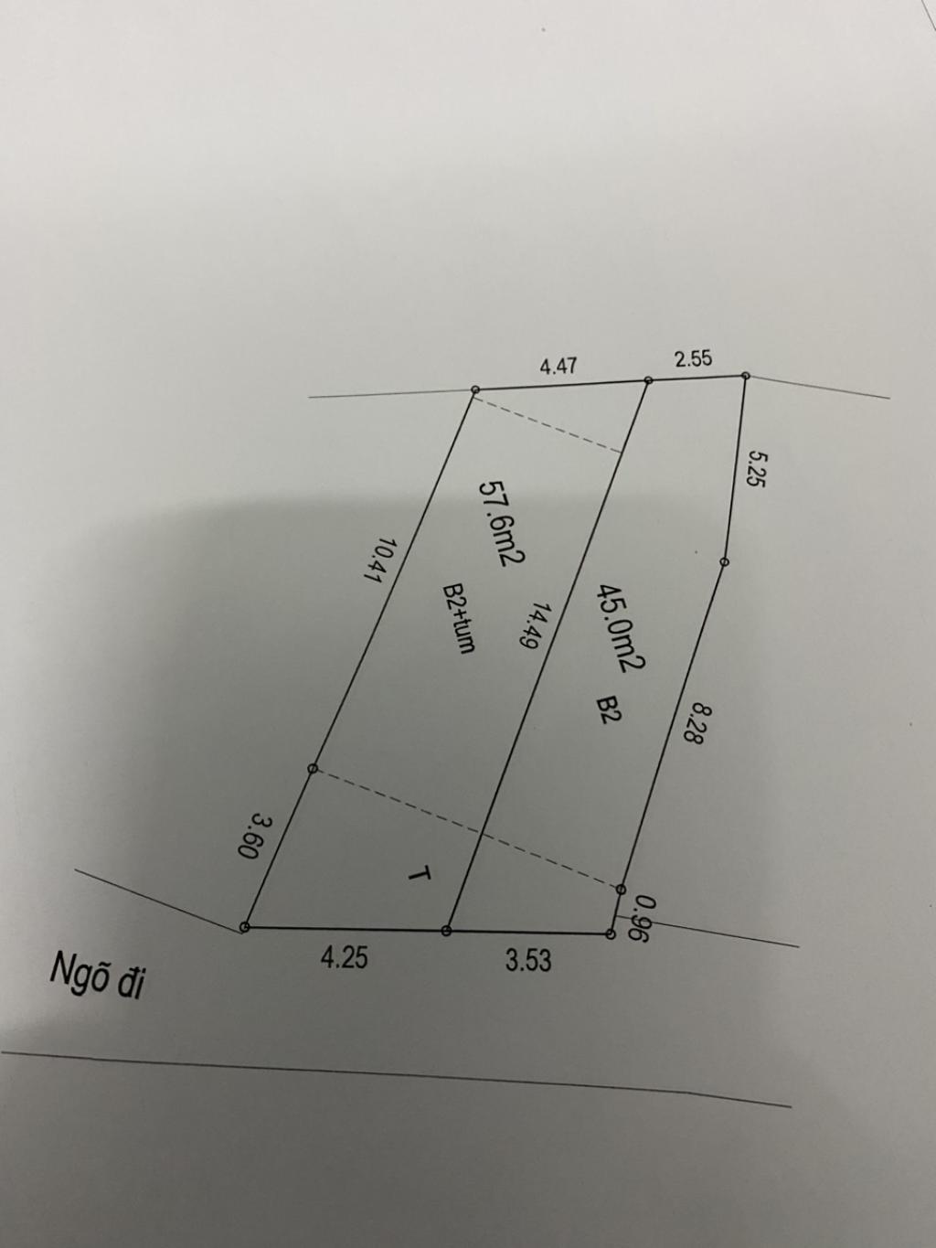 Bán nhà Nguyễn Khoái - diện tích 45m2 2 tầng - ô tô vào trong nhà - giá 4,5 tỷ