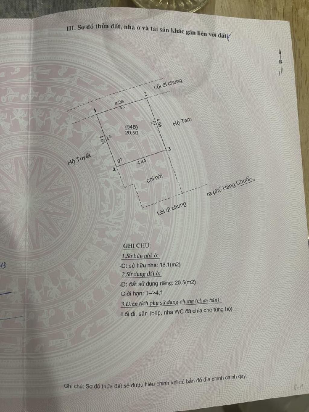 Bán nhà Hàng Chuối - diện tích 45m2 3 tầng - Nhà đẹp hiếm có - giá 13,5 tỷ