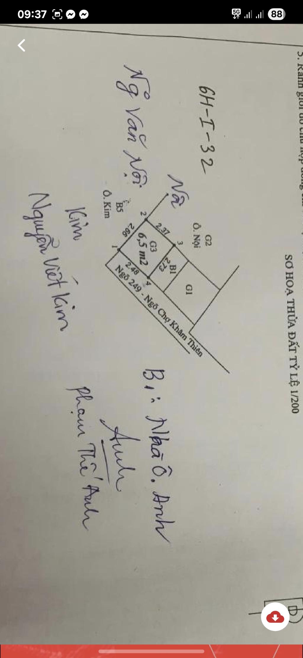 Bán nhà Chợ Khâm Thiên - diện tích 7m2 6 tầng - Nhà đẹp hiếm có - giá 1,5 tỷ
