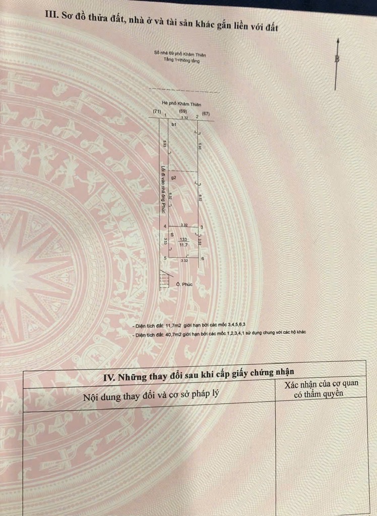 Bán nhà Khâm Thiên - diện tích 52.4m2 1 tầng - Lô góc 2 mặt thoáng - giá 14,8 tỷ