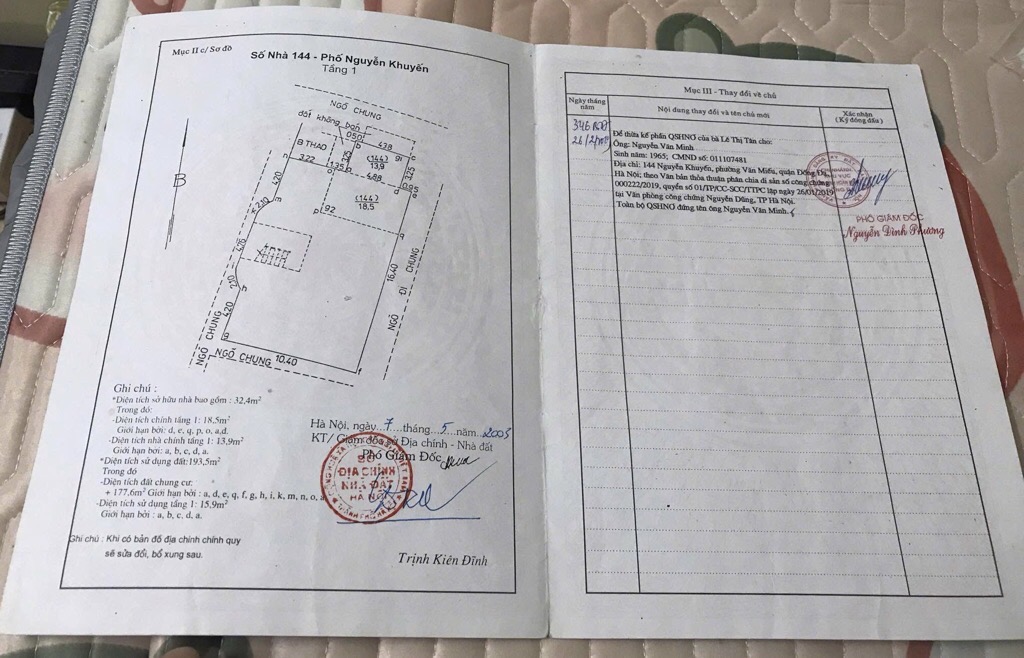 Bán nhà Nguyễn Khuyến - diện tích 28m2 1 tầng - Nhà lô góc, cấp 4 có gác xép - giá 2,8 tỷ