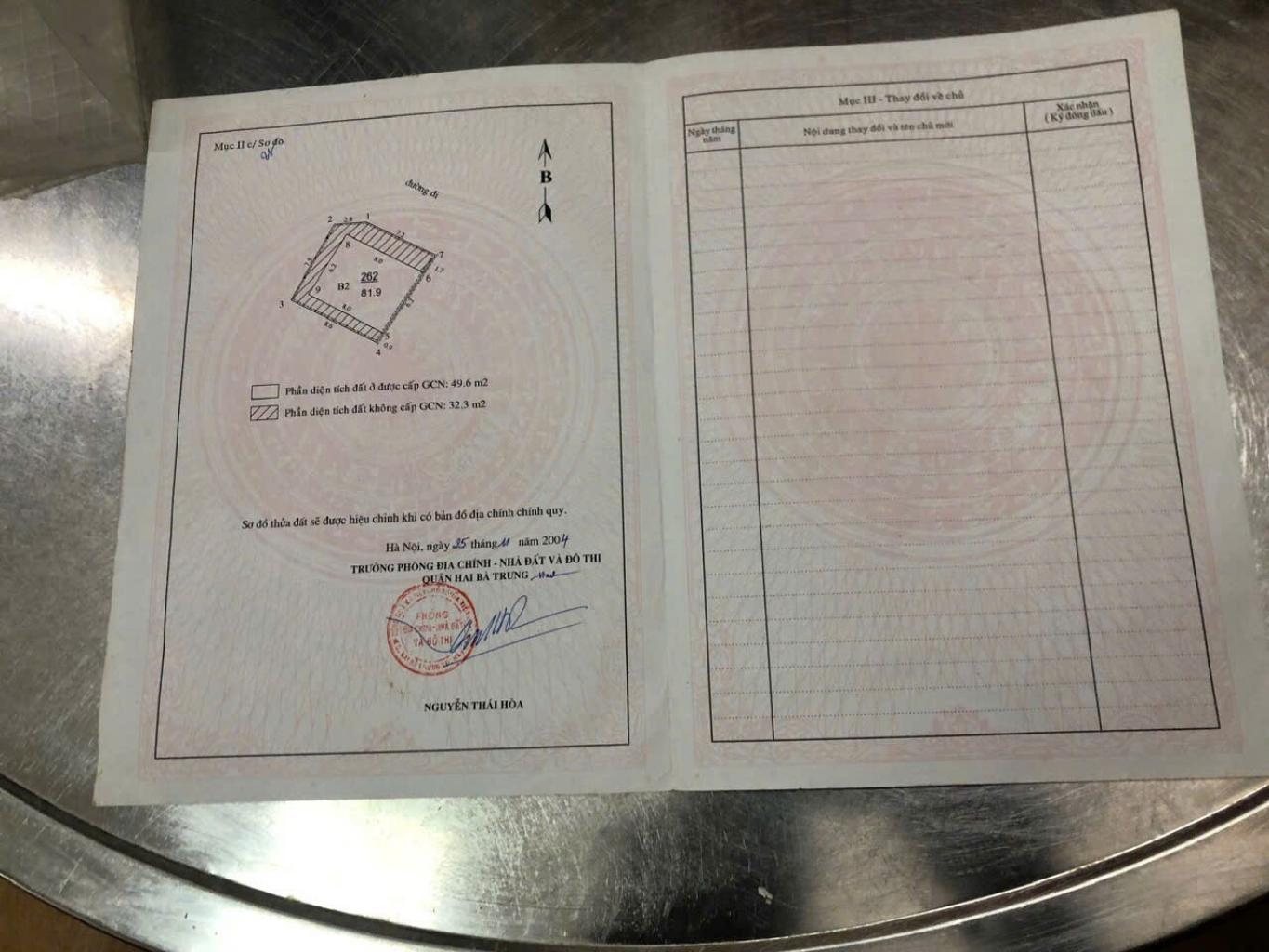 Bán nhà Quỳnh Mai - diện tích 82m2 5 tầng - 3 mặt thoáng - giá 18 tỷ