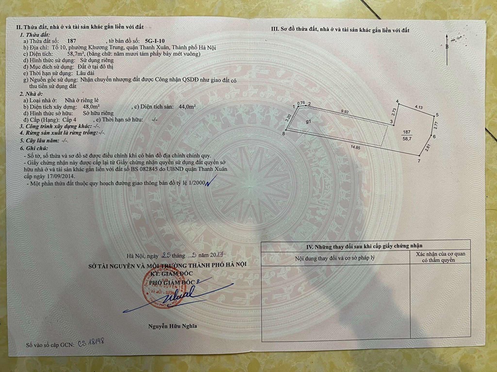 Bán nhà Khương Trung - diện tích 59m2 4 tầng - MẶT PHỐ KINH DOANH SẦM UẤT - giá 21,8 tỷ