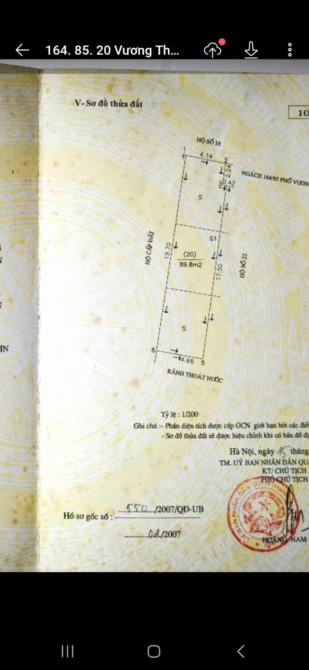 Bán nhà Vương Thừa Vũ - diện tích 89,9m2 4 tầng - Lô góc thoáng sáng - giá 21,5 tỷ