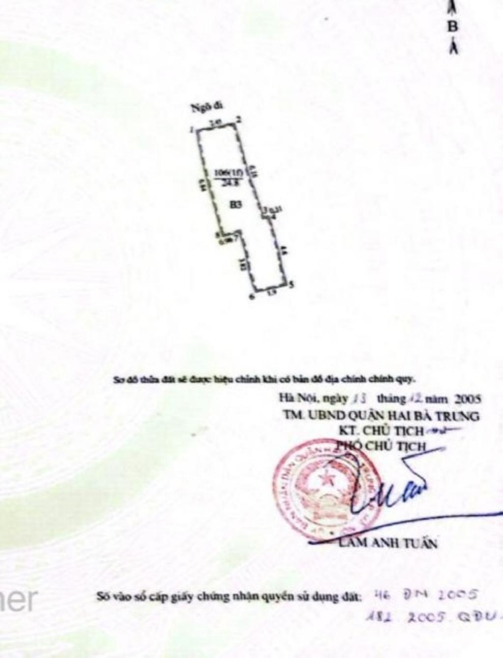 Bán nhà Nguyễn Công Trứ - diện tích 24.8m2 3 tầng - Nhà mặt phố kinh doanh - giá 20,6 tỷ