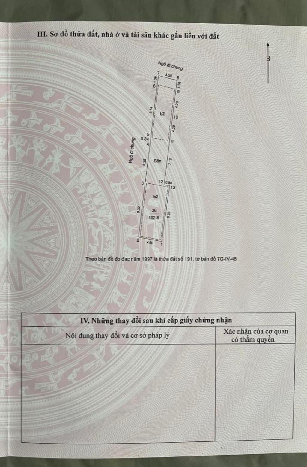 Bán nhà Ngõ Đoàn Kết - diện tích 103m2 3 tầng - Nhà đẹp hiếm có - giá 16,8 tỷ