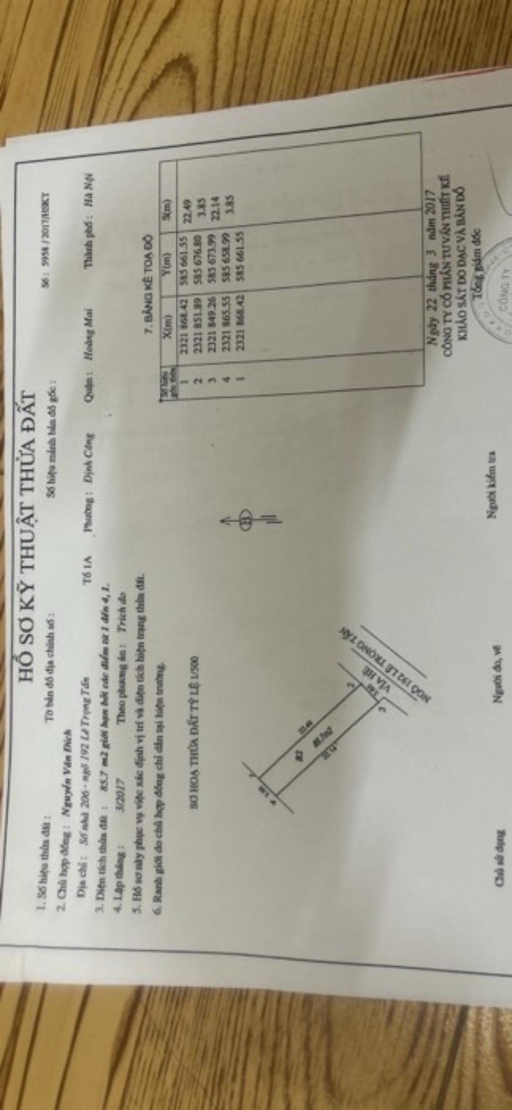 Bán nhà Lê Trọng Tấn - diện tích 86m2 2 tầng - Vỉa hè ô tô tránh - giá 16 tỷ