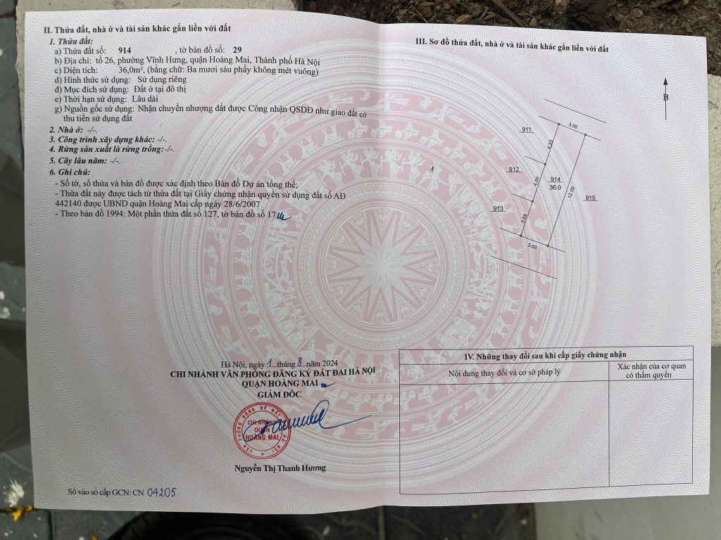 Bán nhà Vĩnh Hưng - diện tích 36m2 5 tầng - Ô TÔ CÁCH NHÀ 10M - THANG MÁY - giá 11,5 tỷ