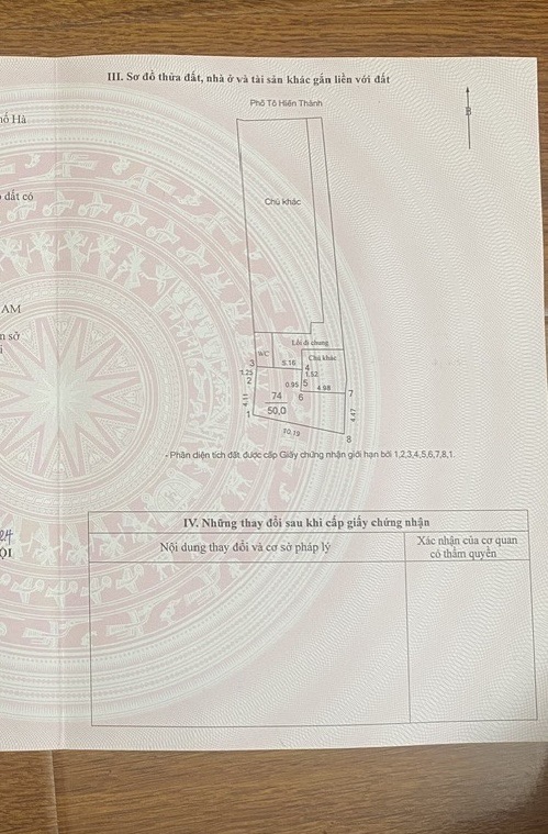Bán nhà Tô Hiến Thành - diện tích 50m2 4 tầng - Nhà đẹp hiếm có - giá 16,5 tỷ