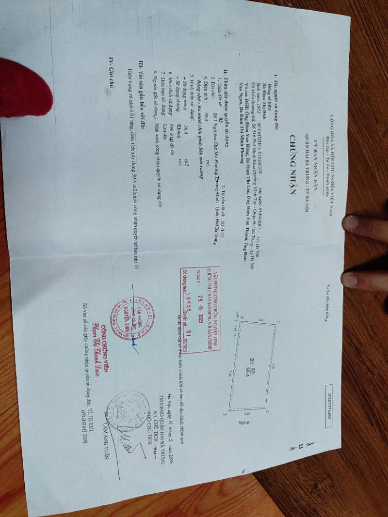 Bán nhà Minh Khai - diện tích 44m2 2 tầng - Mặt ngõ ô tô kinh doanh - giá 14 tỷ