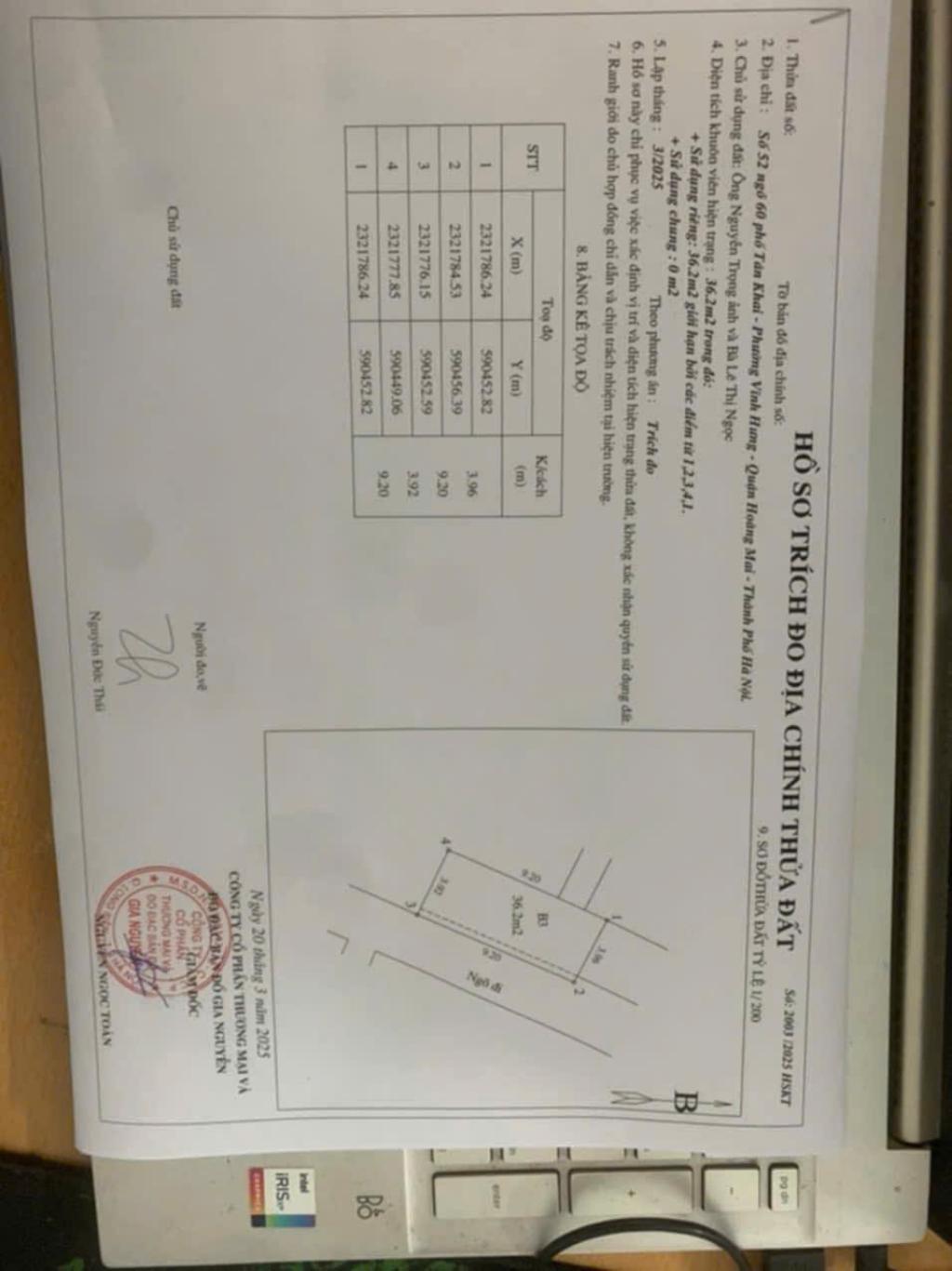 Bán nhà Tân Khai - diện tích 36.2m2 4 tầng - Ô TÔ - giá 4,8 tỷ