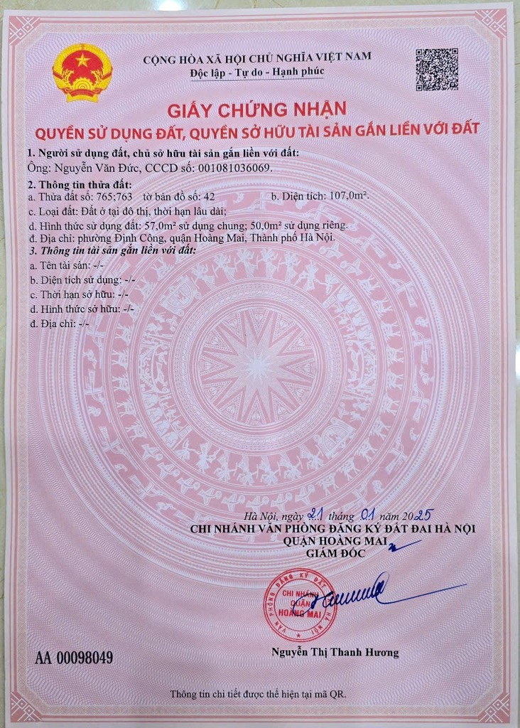 Bán nhà Định Công Thượng - diện tích 50m2 7 tầng - Ô TÔ ĐỖ CỬA - giá 14,6 tỷ