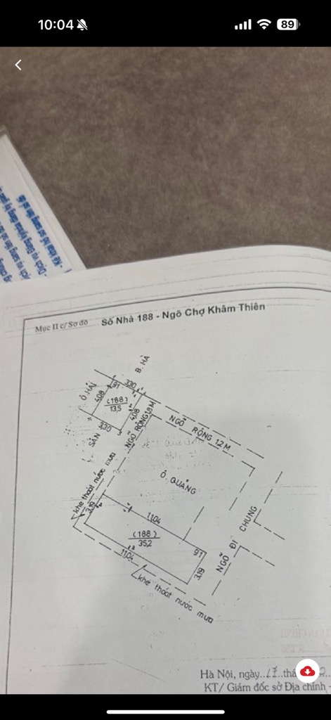 Bán nhà Phố chợ Khâm Thiên - diện tích 35.2m2 3 tầng - Lô góc - giá 8 tỷ