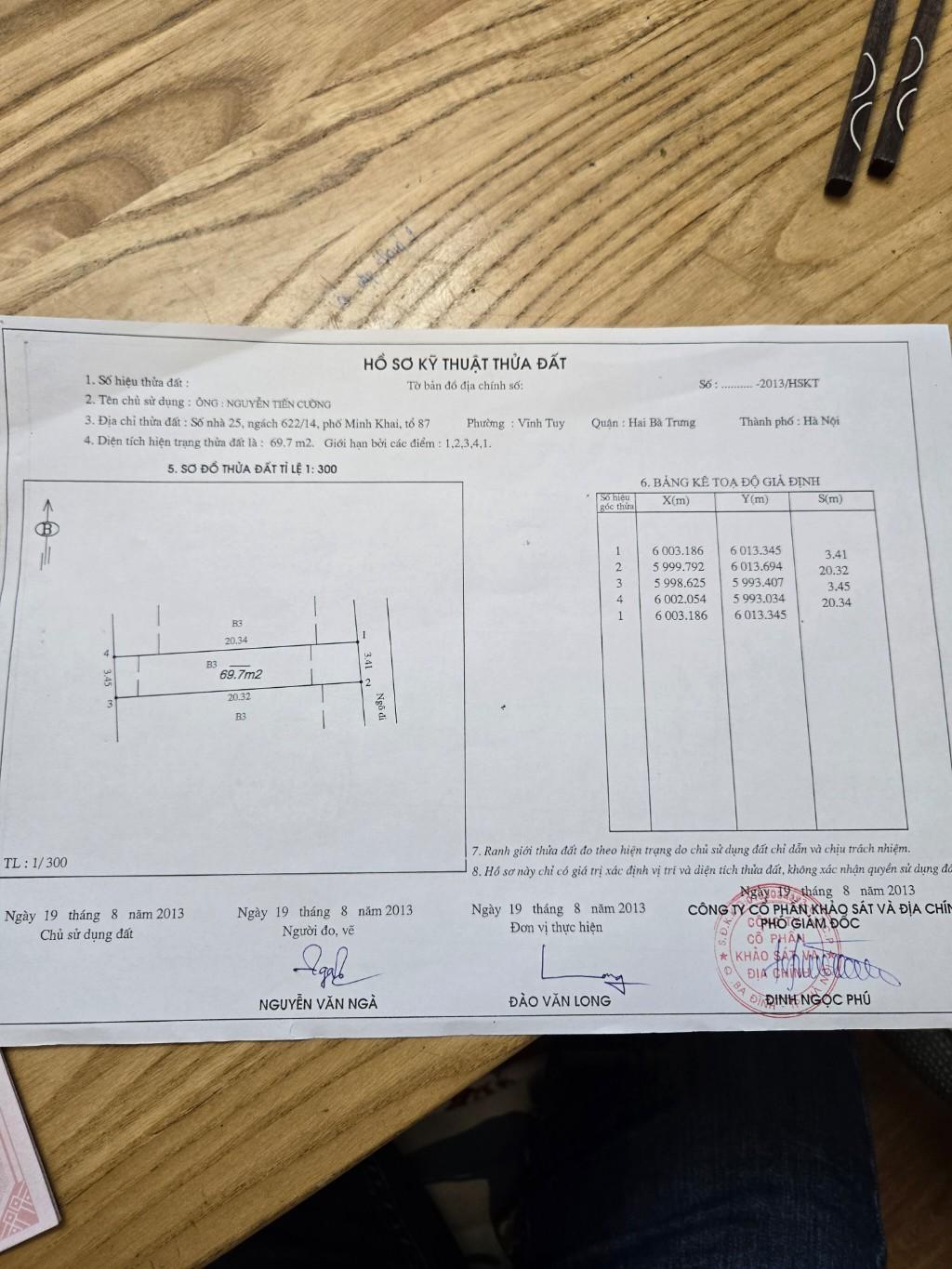 Bán nhà Minh Khai - diện tích 68m2 4 tầng - Ô tô lý thuyết - giá 16,5 tỷ