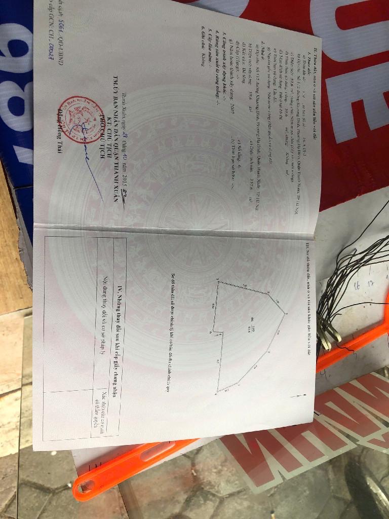 Bán nhà Khương Đình - diện tích 59.6m2 5 tầng - Mặt phố kinh doanh sầm uất - giá 17,8 tỷ