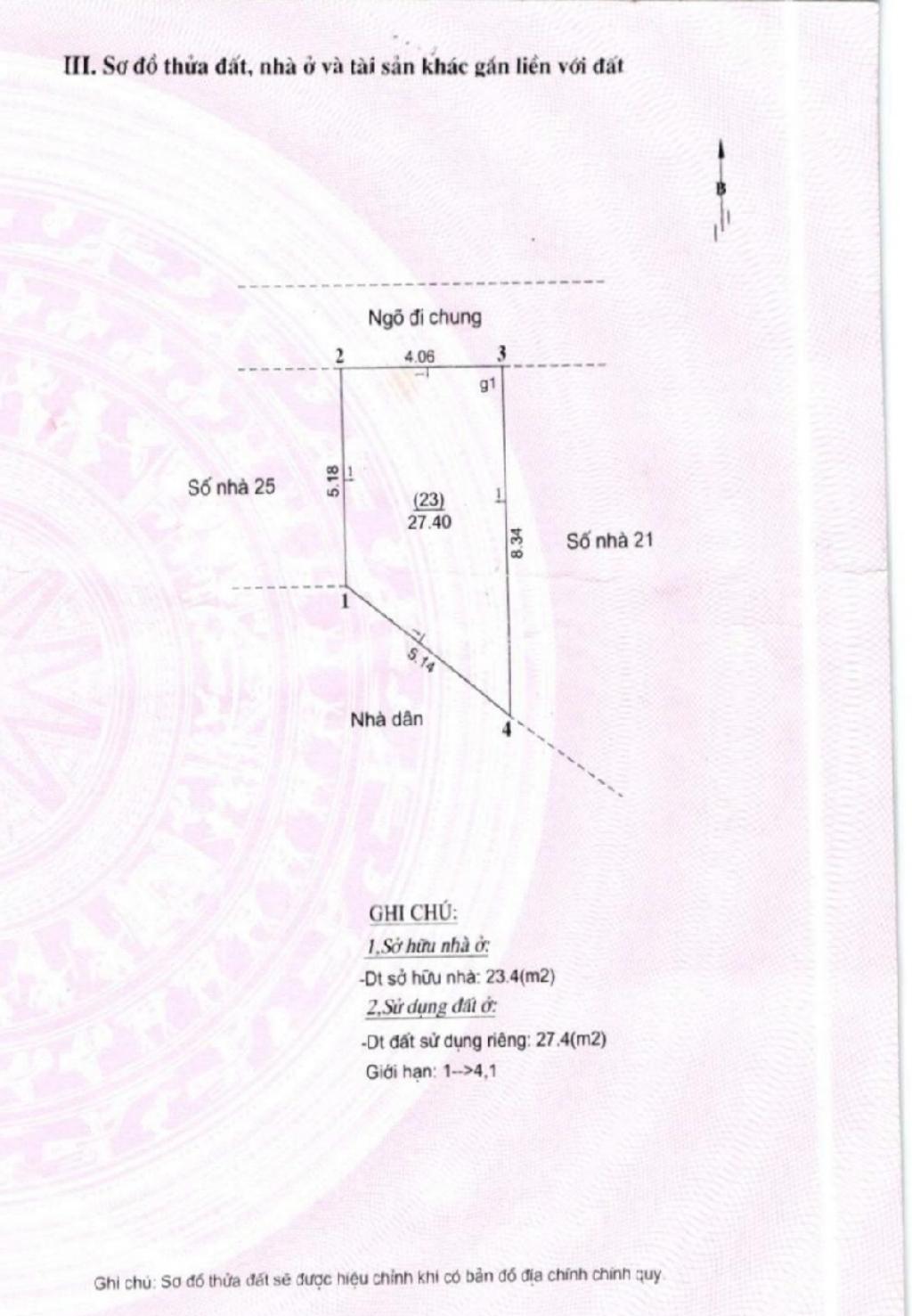Bán nhà Định Công - diện tích 28m2 6 tầng - Ngõ thông - giá 8,5 tỷ