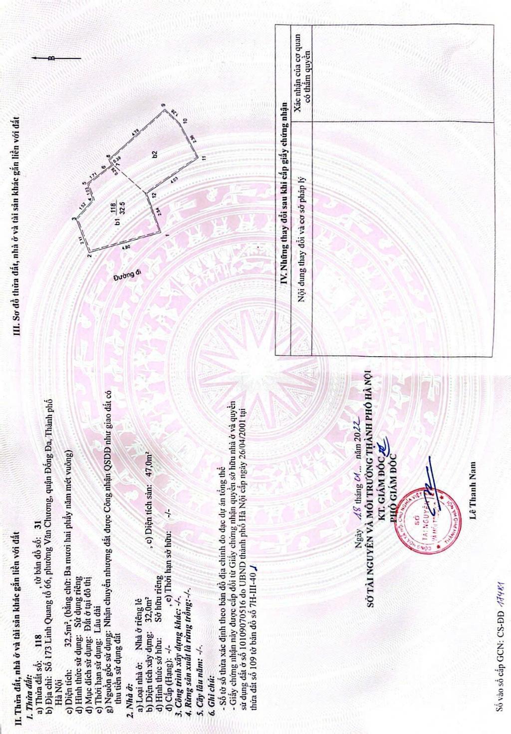 Bán nhà Trần Quý Cáp - diện tích 33m2 2 tầng - Mặt ngõ ô tô tránh - giá 8,25 tỷ