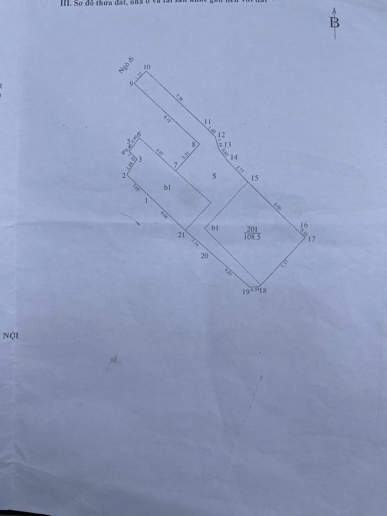 Bán nhà Ngõ Chợ Khâm Thiên - diện tích 109m2 3 tầng - Nhà 3 tầng cũ trung tâm quận Đống Đa - giá 19,8 tỷ