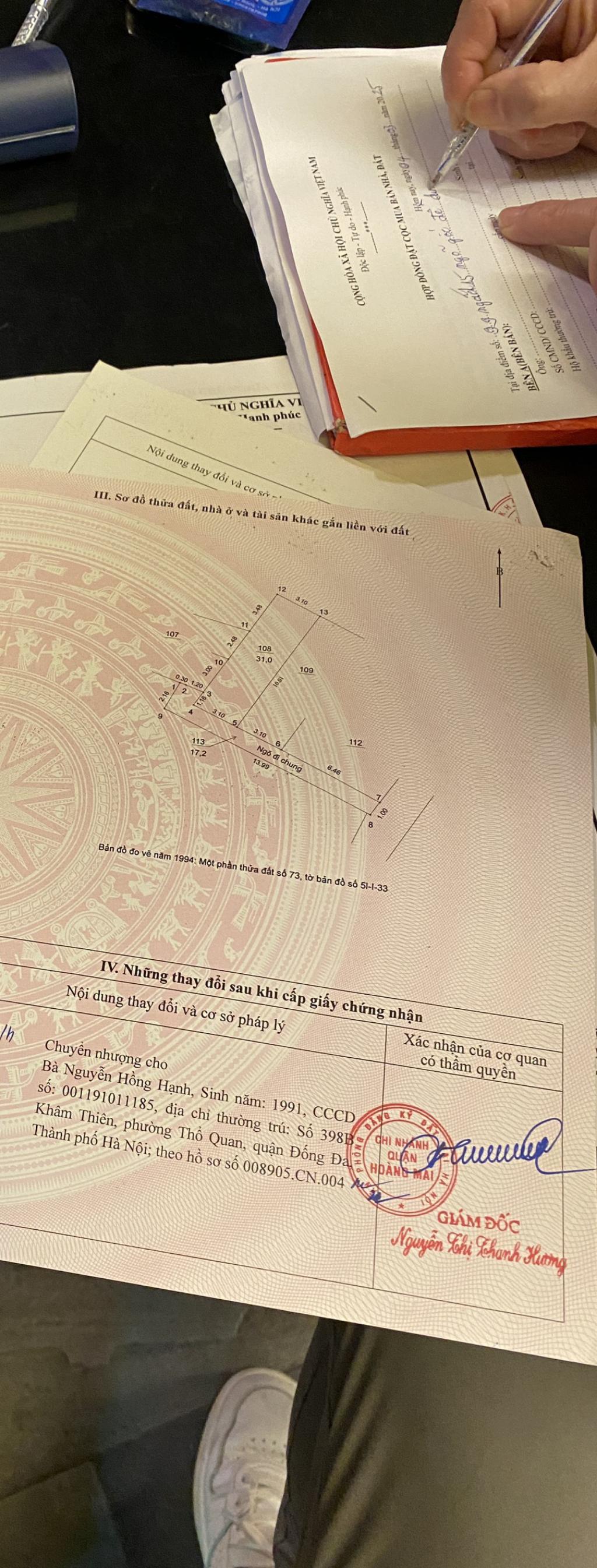 Bán nhà Minh Khai - diện tích 31m2 1 tầng - ngõ thông, gần ô tô - giá 4 tỷ