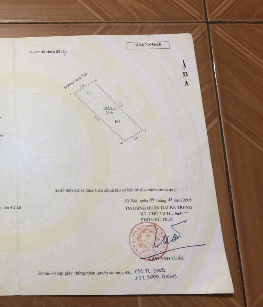 Bán nhà Lãng Yên - diện tích 52m2 4 tầng - KINH DOANH ĐỈNH - giá 16,5 tỷ