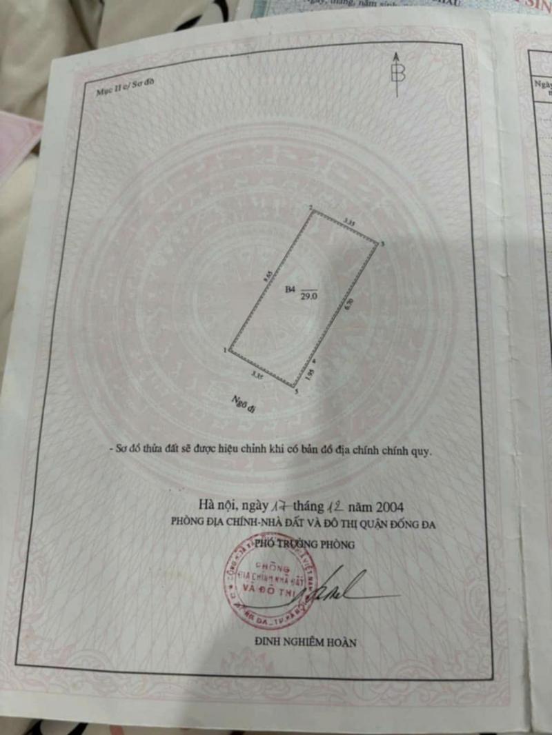 Bán nhà Trung Liệt - diện tích 29m2 5 tầng - mặt phố - giá 10 tỷ