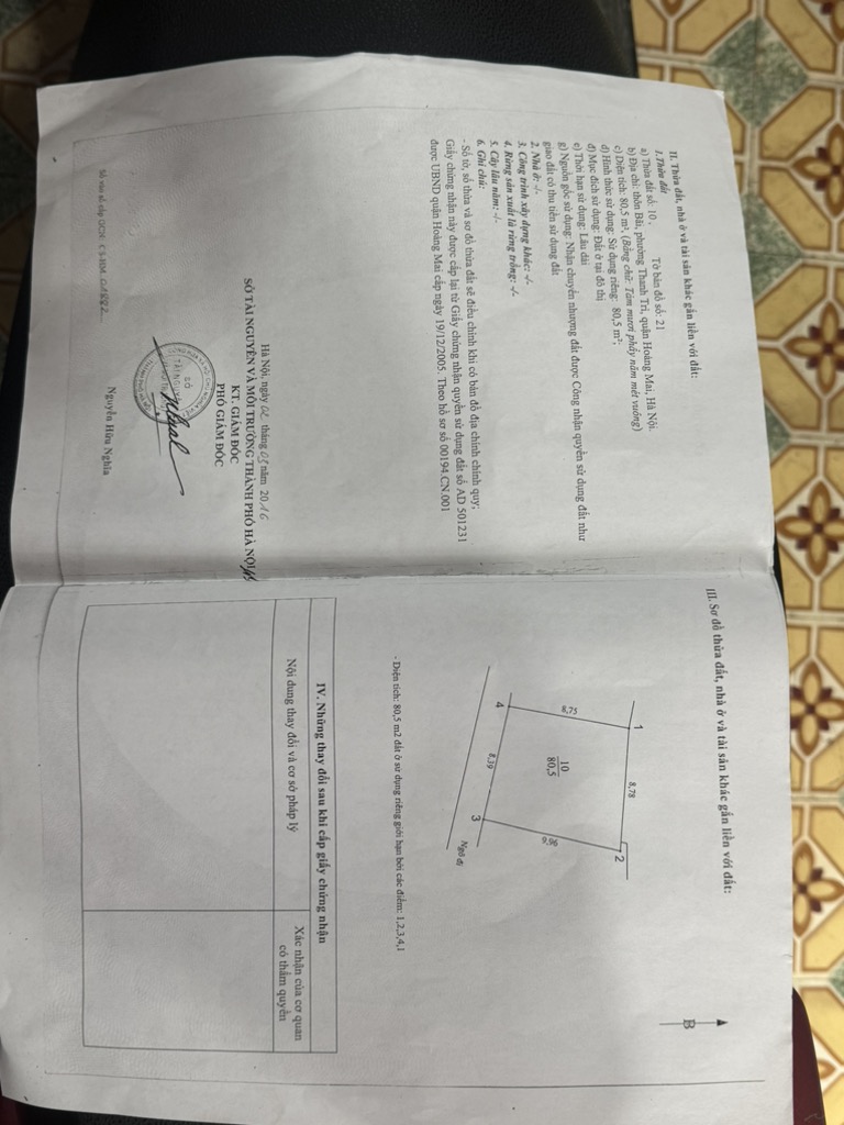 Bán nhà Nguyễn Khoái - diện tích 80.5m2 2 tầng - ô tô tránh - giá 12,5 tỷ