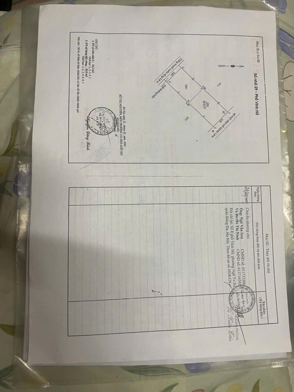 Bán nhà Vĩnh Hồ - diện tích 33m2 4 tầng - Mặt phố kinh doanh sầm uất - giá 13,5 tỷ