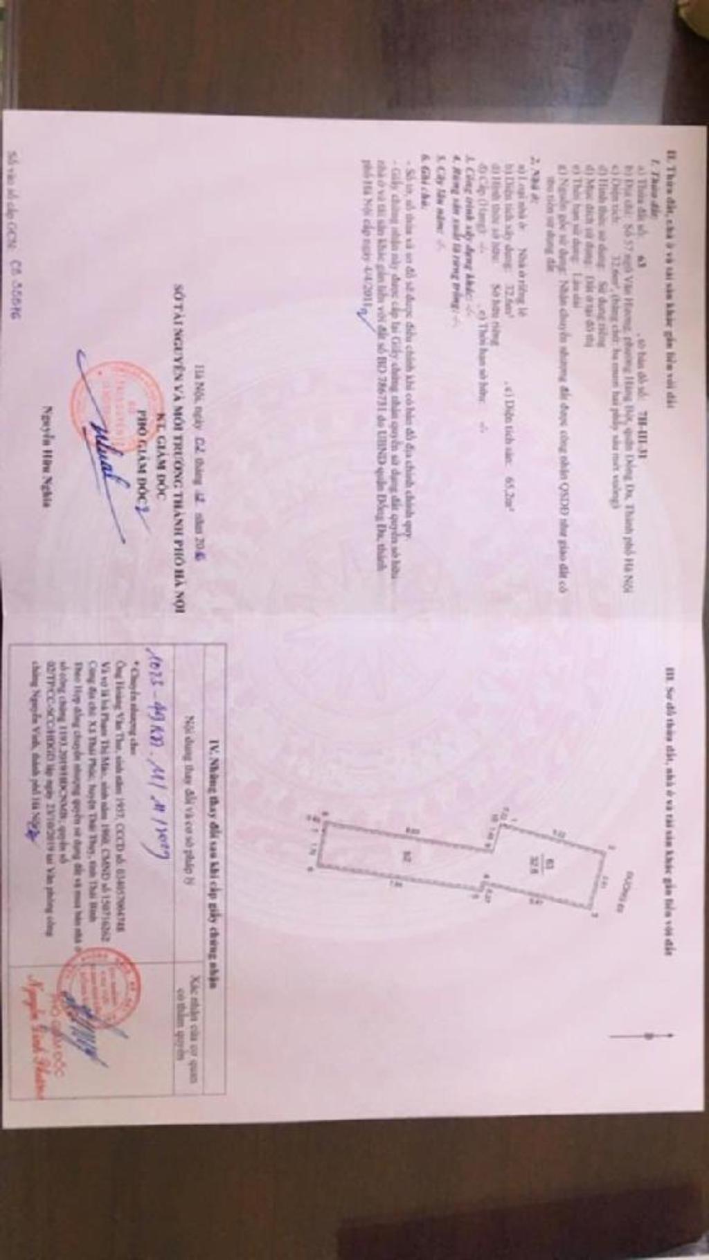 Bán nhà ngõ Văn Hương - diện tích 33m2 3 tầng - nhà đẹp hiếm có - giá 7,8 tỷ