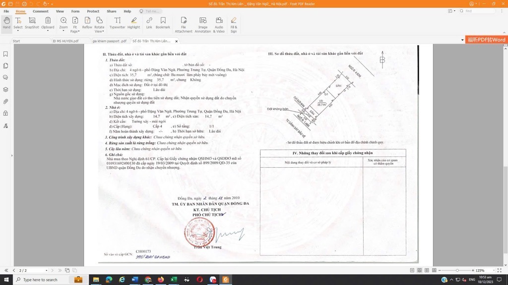 Bán nhà Đặng Văn Ngữ - diện tích 35.7m2 5 tầng - Ô tô đỗ cửa - giá 12,8 tỷ