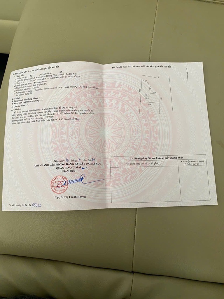 Bán nhà Nam Dư - diện tích 38m2 5 tầng - Lô góc thoáng sáng - giá 11,6 tỷ