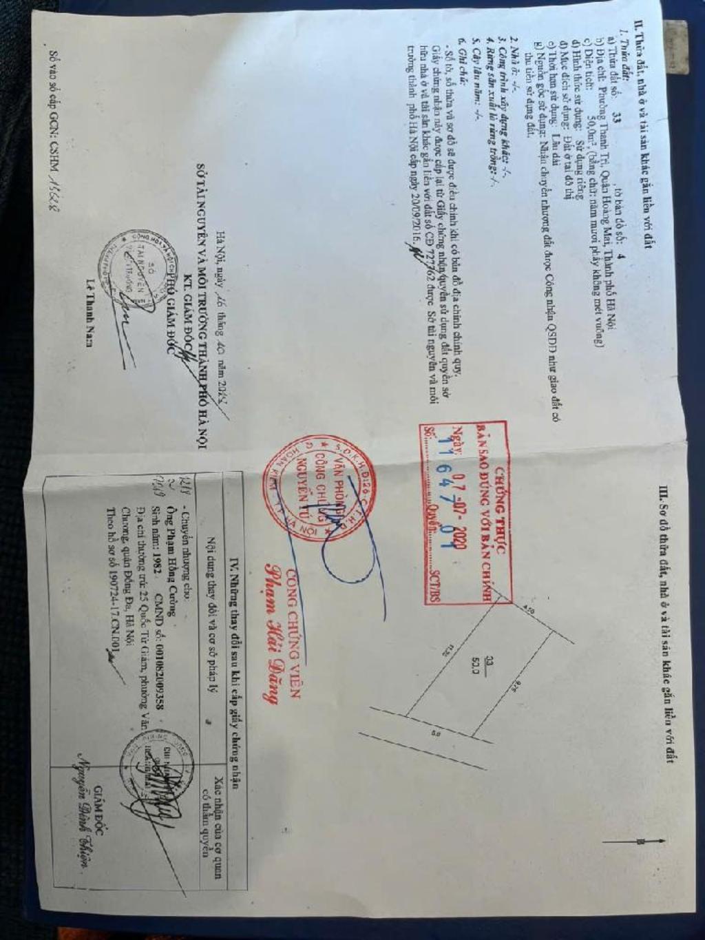 Bán nhà Nguyễn Khoái - diện tích 50m2 2 tầng - Ô TÔ 50M - giá 7,5 tỷ