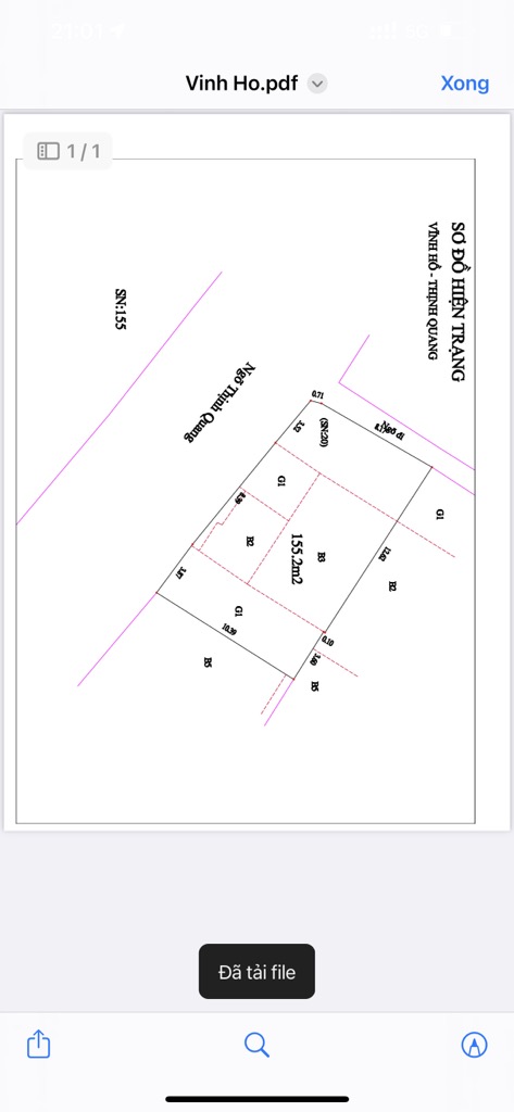 Bán nhà TT Binh Đoàn Thịnh Quang - diện tích 60m2 1 tầng - ô tô đỗ cửa - giá 22 tỷ