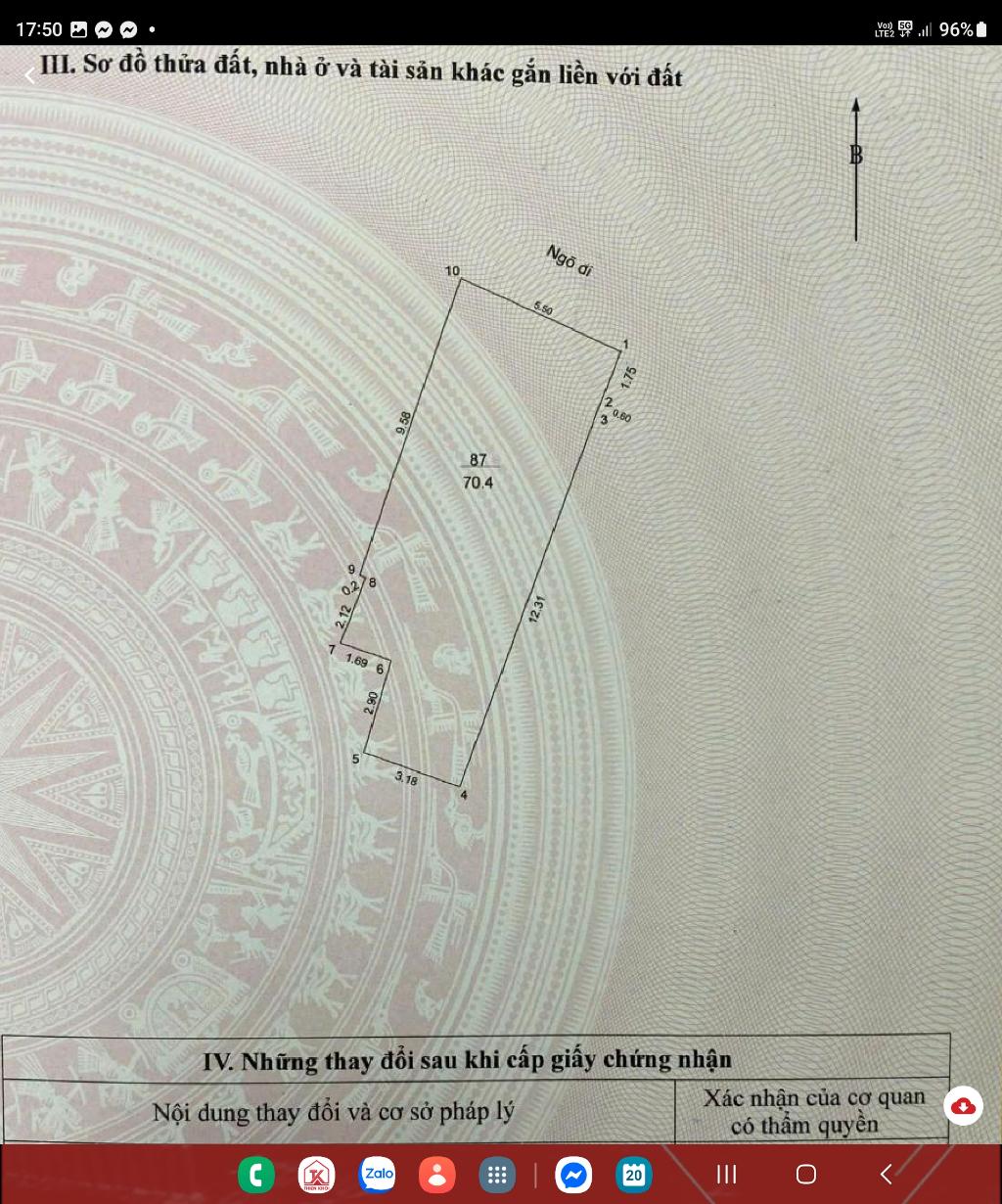 Bán nhà Đại La - diện tích 70.4m2 4 tầng - Mặt tiền rộng miên man - giá 17,5 tỷ