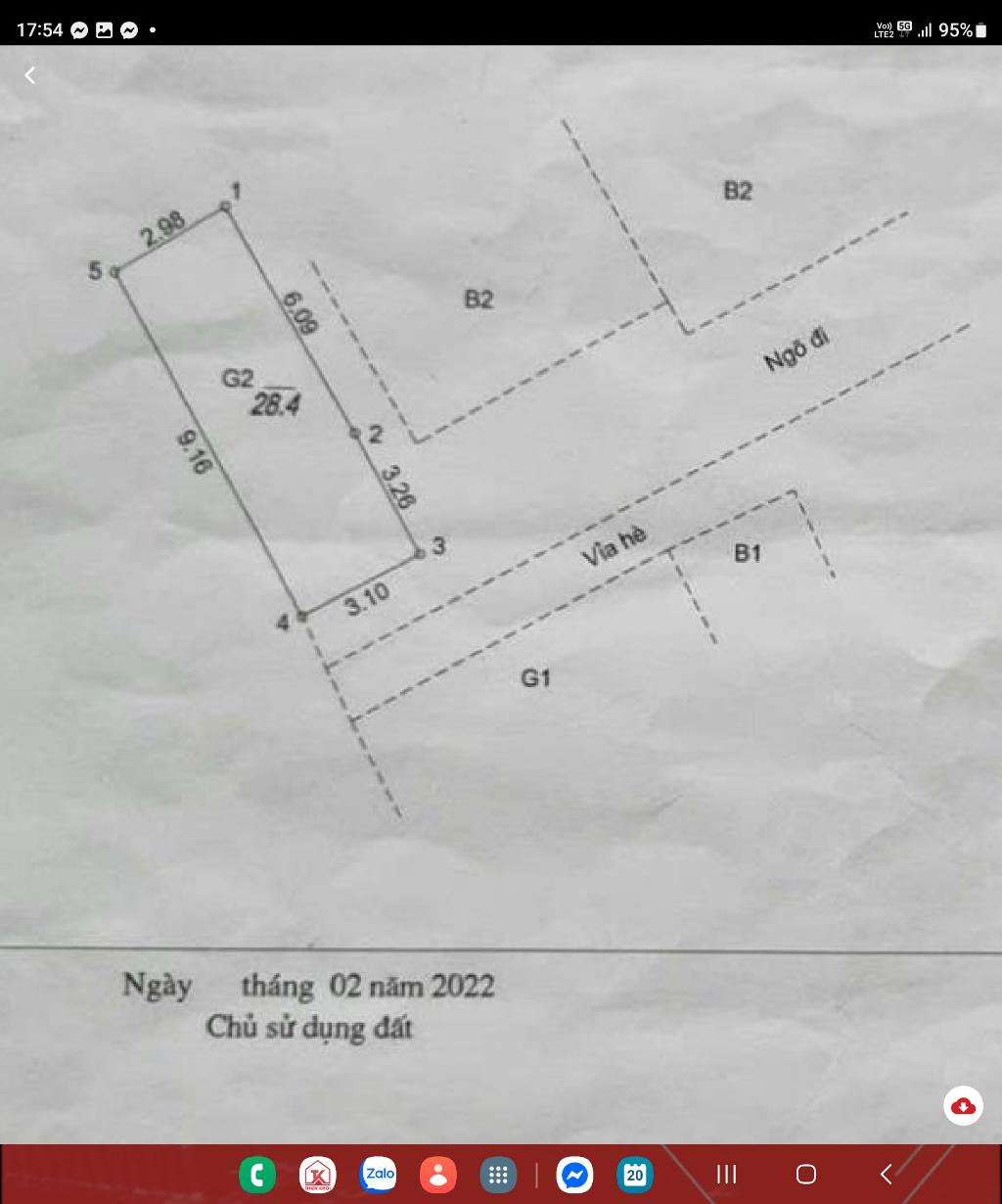 Bán nhà Thanh Xuân Bắc - diện tích 28,4m2 3 tầng - Mặt ngõ ô tô tránh - giá 2,3 tỷ