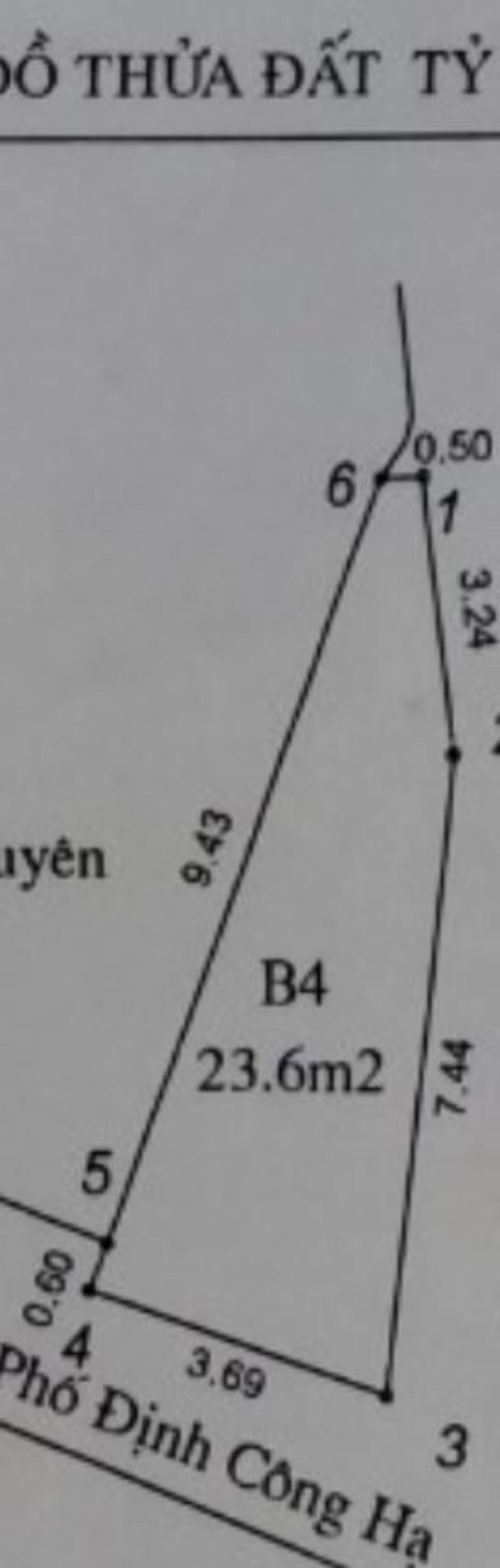 Bán nhà Định Công hạ - diện tích 24m2 5 tầng - Lô góc, 1 mặt phố, 1 mặt ngõ ô tô - giá 3,2 tỷ