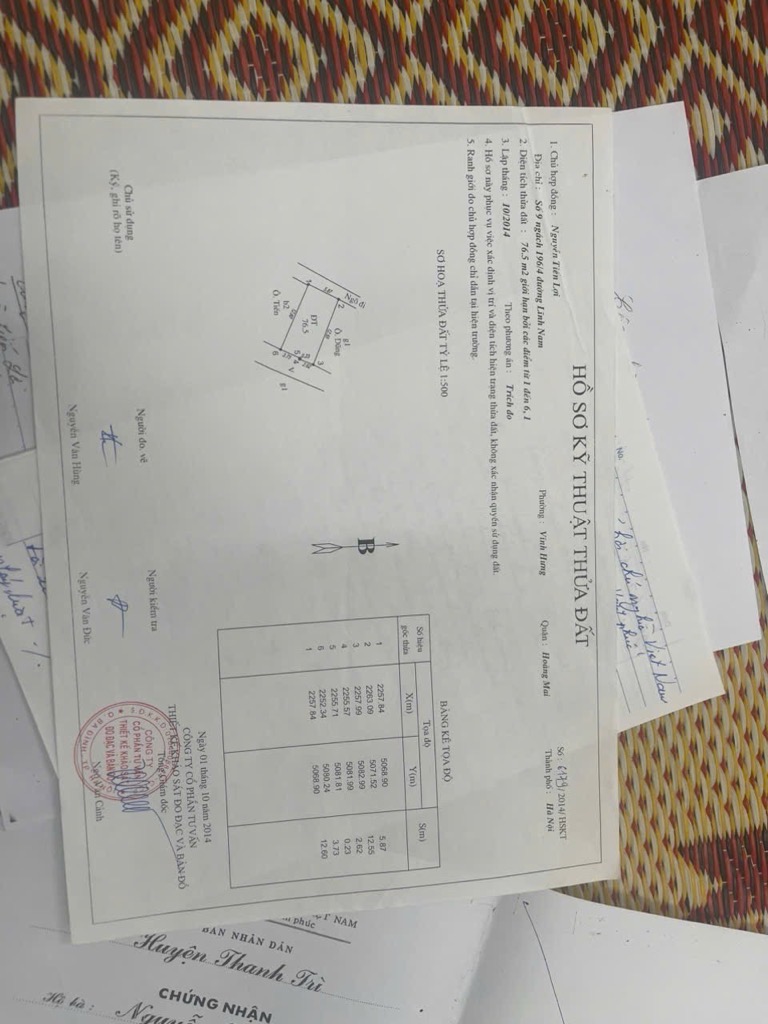 Bán nhà Lĩnh Nam - diện tích 77m2 1 tầng - ô tô tránh - giá 3,7 tỷ