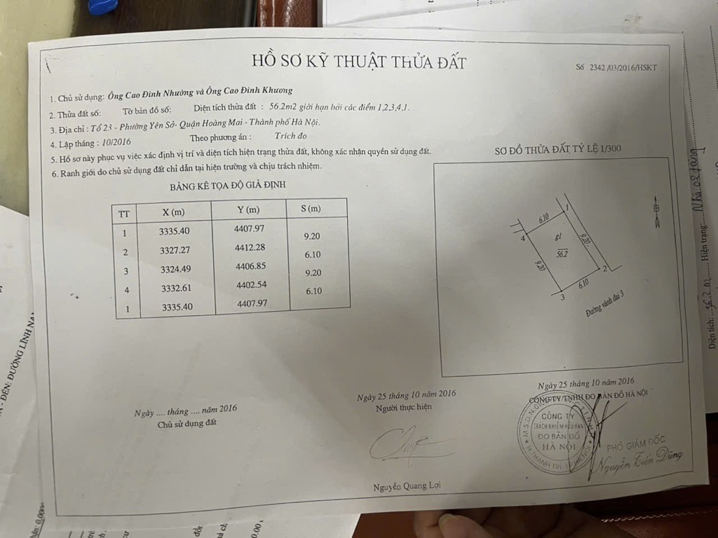Bán nhà Đỗ Mười - diện tích 56.2m2 2 tầng - Mặt phố - giá 11 tỷ