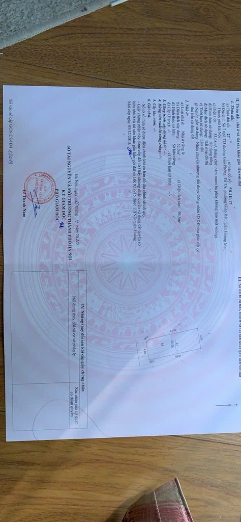 Bán nhà Giải Phóng - diện tích 54m2 7 tầng - Ô TÔ TRÁNH - giá 22,8 tỷ