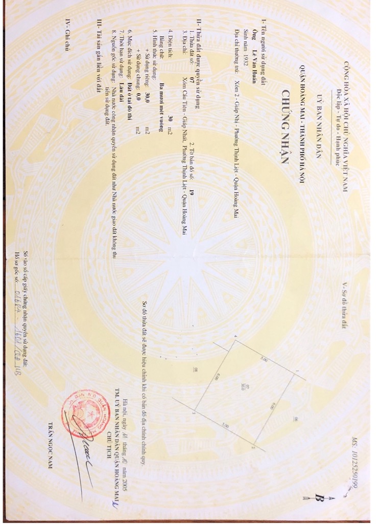 Bán nhà Giải Phóng - diện tích 50m2 5 tầng - Mặt phố kinh doanh - giá 22 tỷ